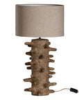 Sula Table Lamp | Lamp Sculptural Composite | Dark Roast