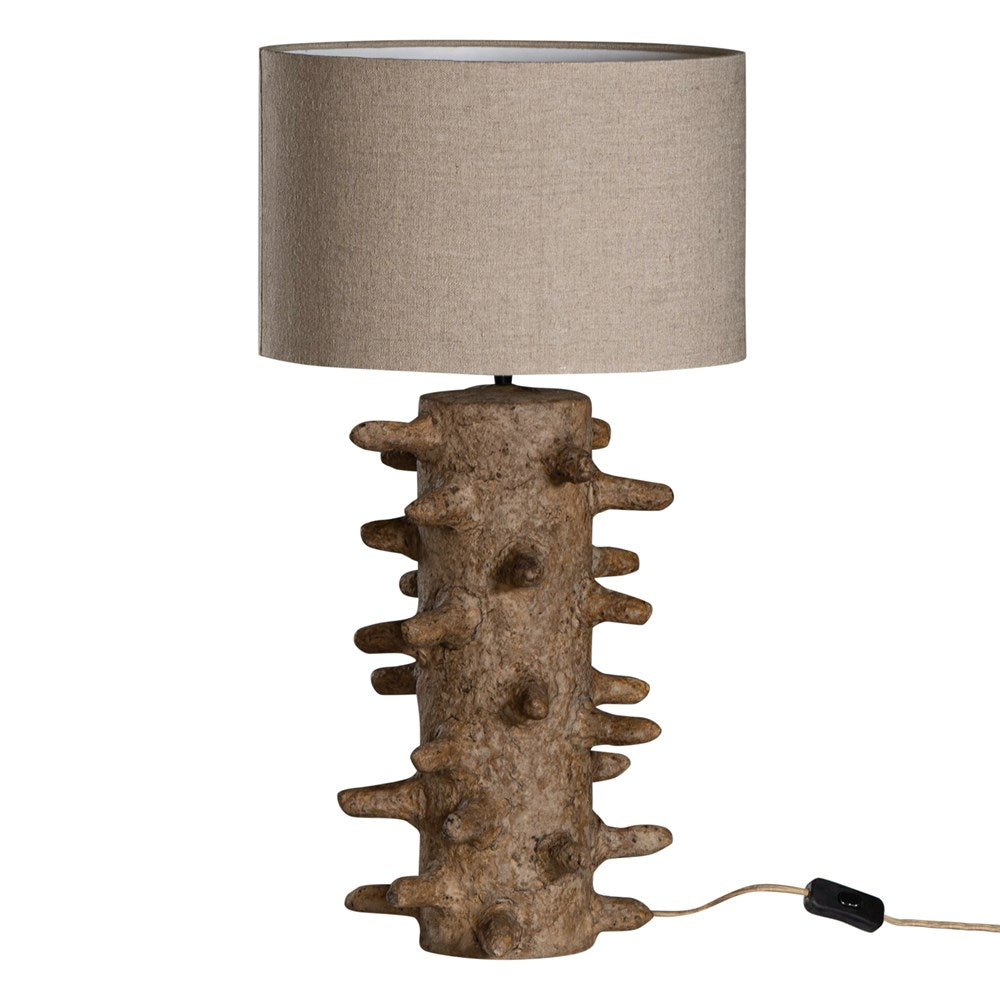 Sula Table Lamp | Lamp Sculptural Composite | Dark Roast