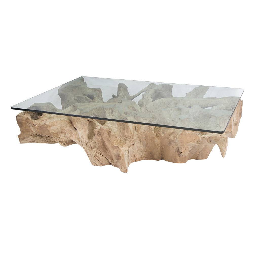 Teak Root Coffee Table Natural Uniqwa Collections