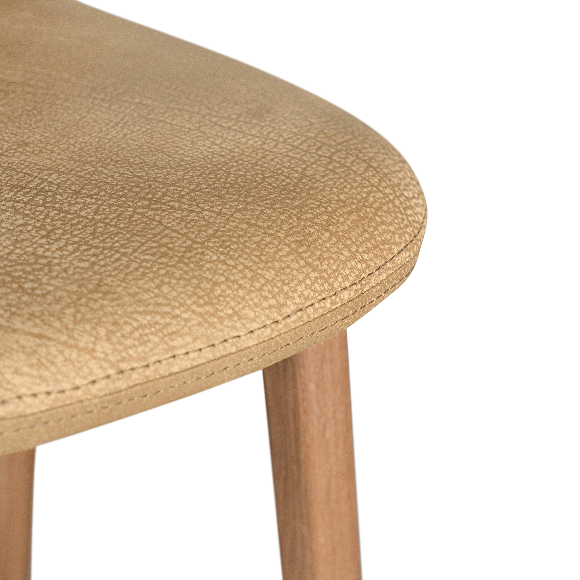 Trulli Barchair | Aniline Leather | Cashew