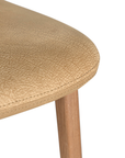 Trulli Barchair | Aniline Leather | Cashew