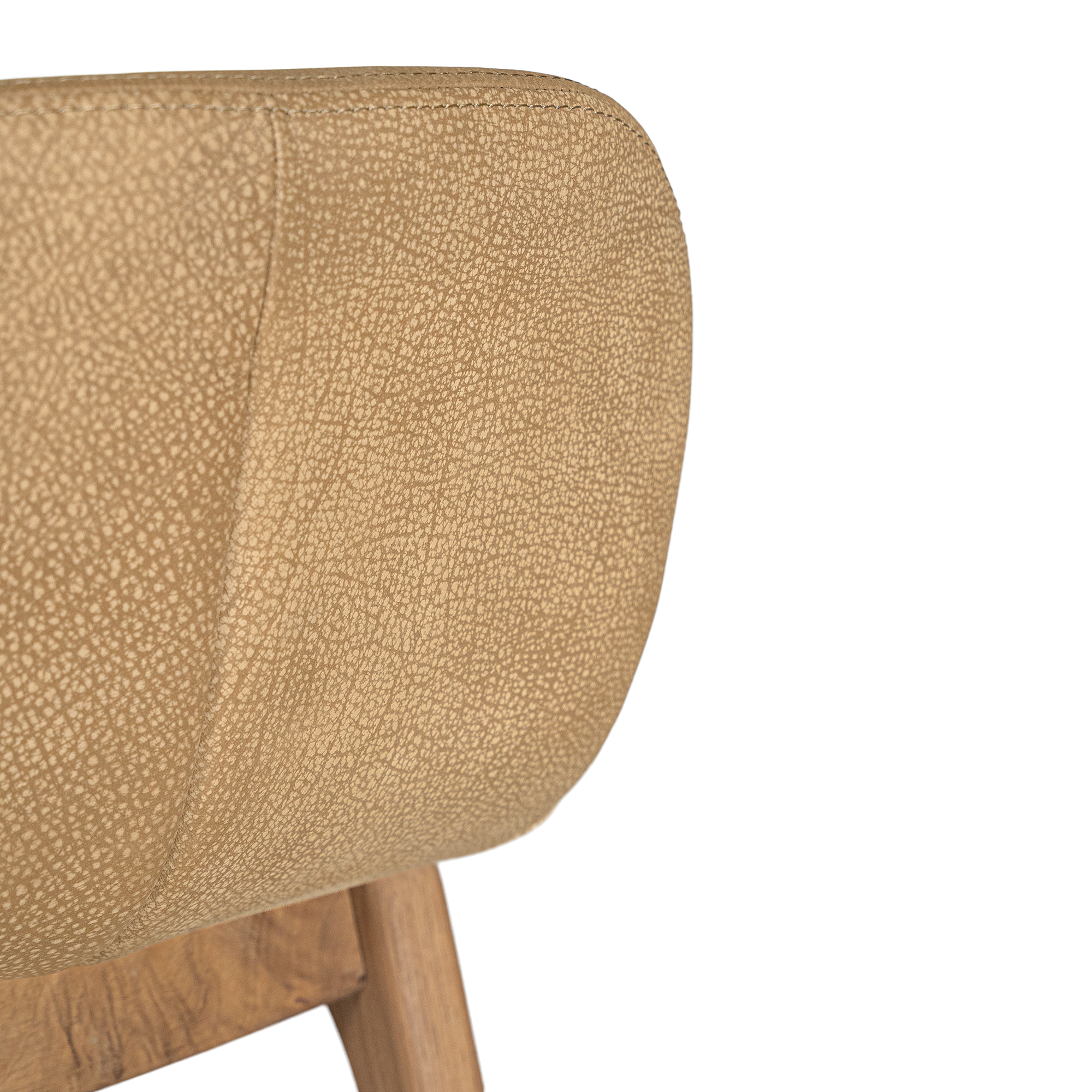 Trulli Barchair | Aniline Leather | Cashew