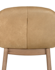 Trulli Barchair | Aniline Leather | Cashew