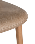 Trulli Barchair | Aniline Leather | Enoki Brown