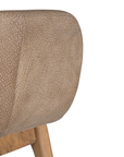Trulli Barchair | Aniline Leather | Enoki Brown