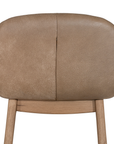 Trulli Barchair | Aniline Leather | Enoki Brown