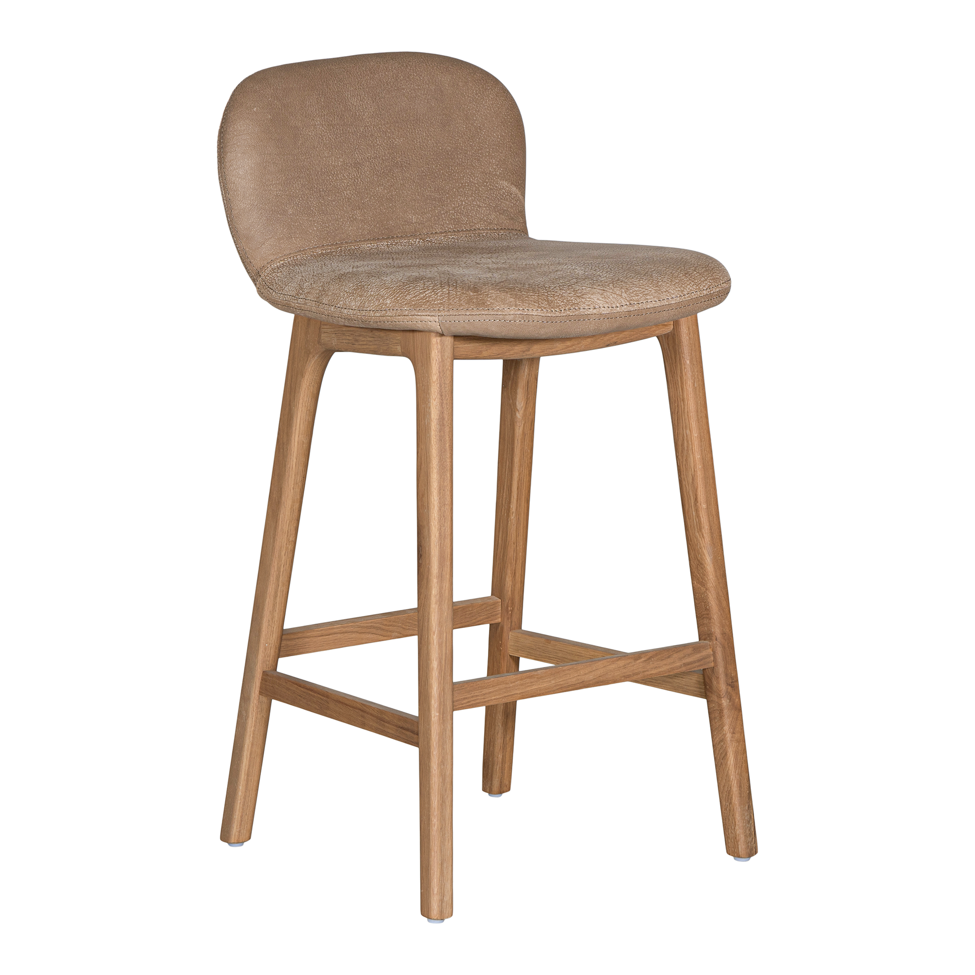 Trulli Barchair | Aniline Leather | Enoki Brown
