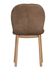 Trulli Dining Chair | Buffalo Leather | Mushroom Brown