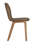 Trulli Dining Chair | Buffalo Leather | Mushroom Brown