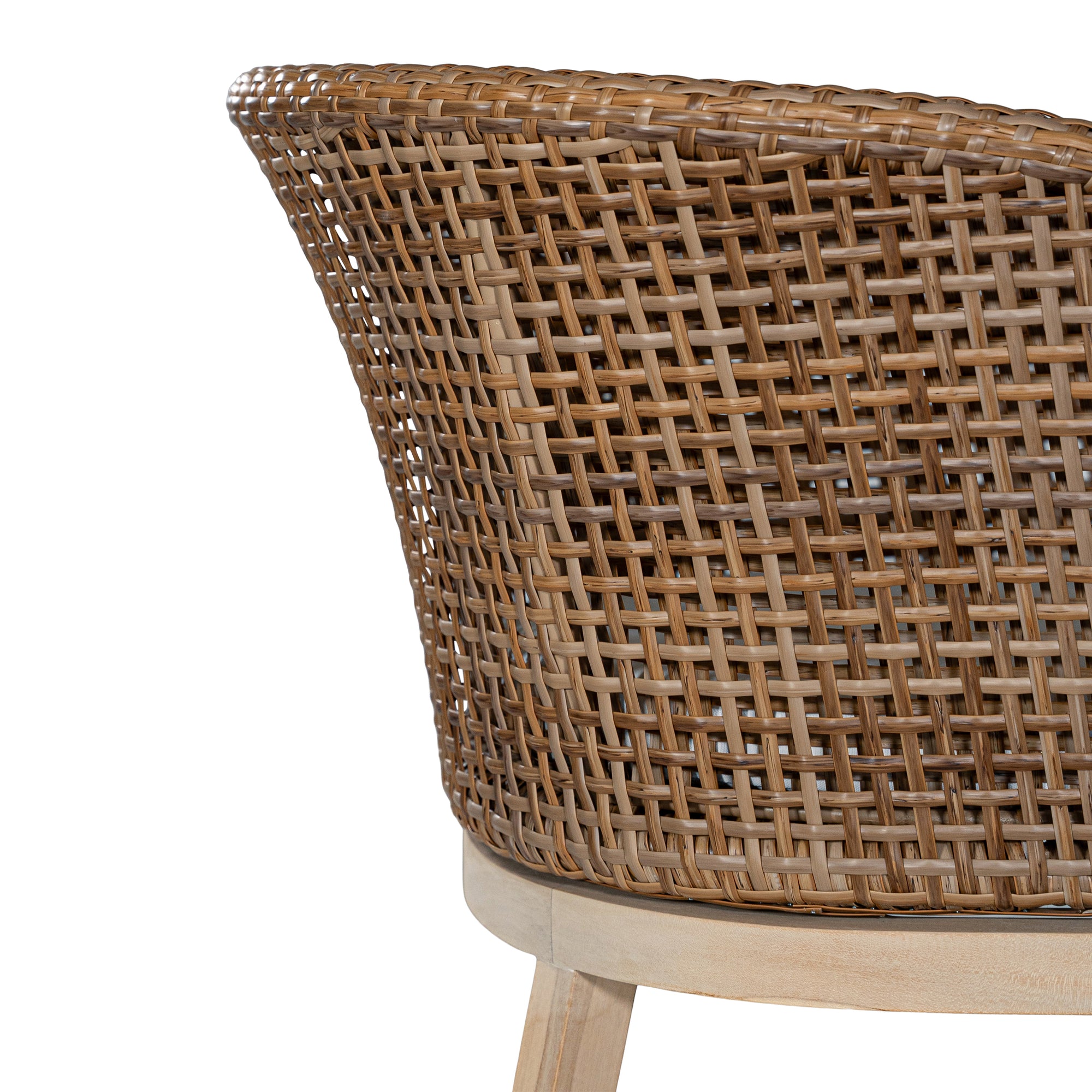 Tula Dining Chair | Polyrattan | Natural Uniqwa Collections
