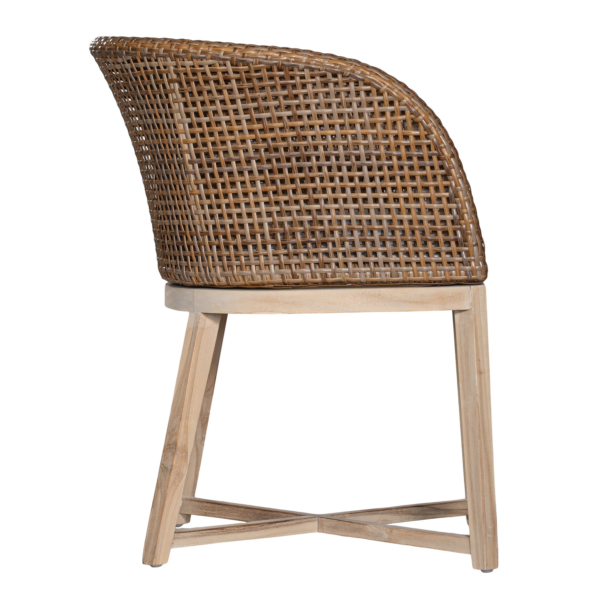 Tula Dining Chair | Polyrattan | Natural Uniqwa Collections
