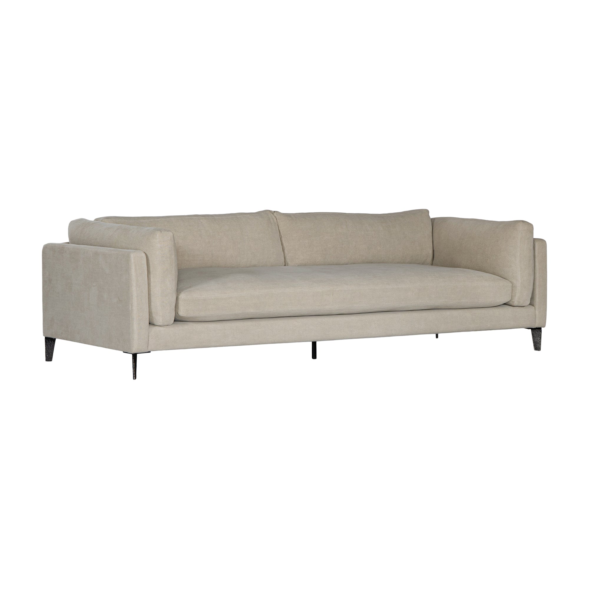 Zarafa Linen Sofa | Three Seater Uniqwa Collections