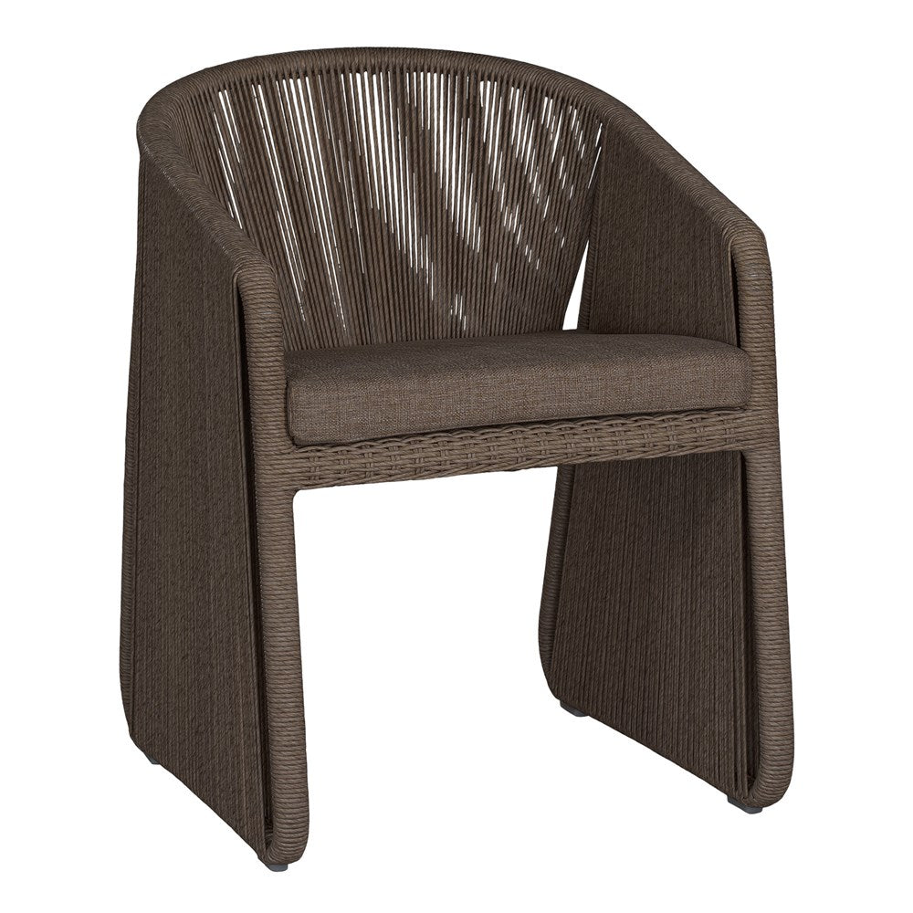 Zighy Outdoor Dining Chair | Mocha