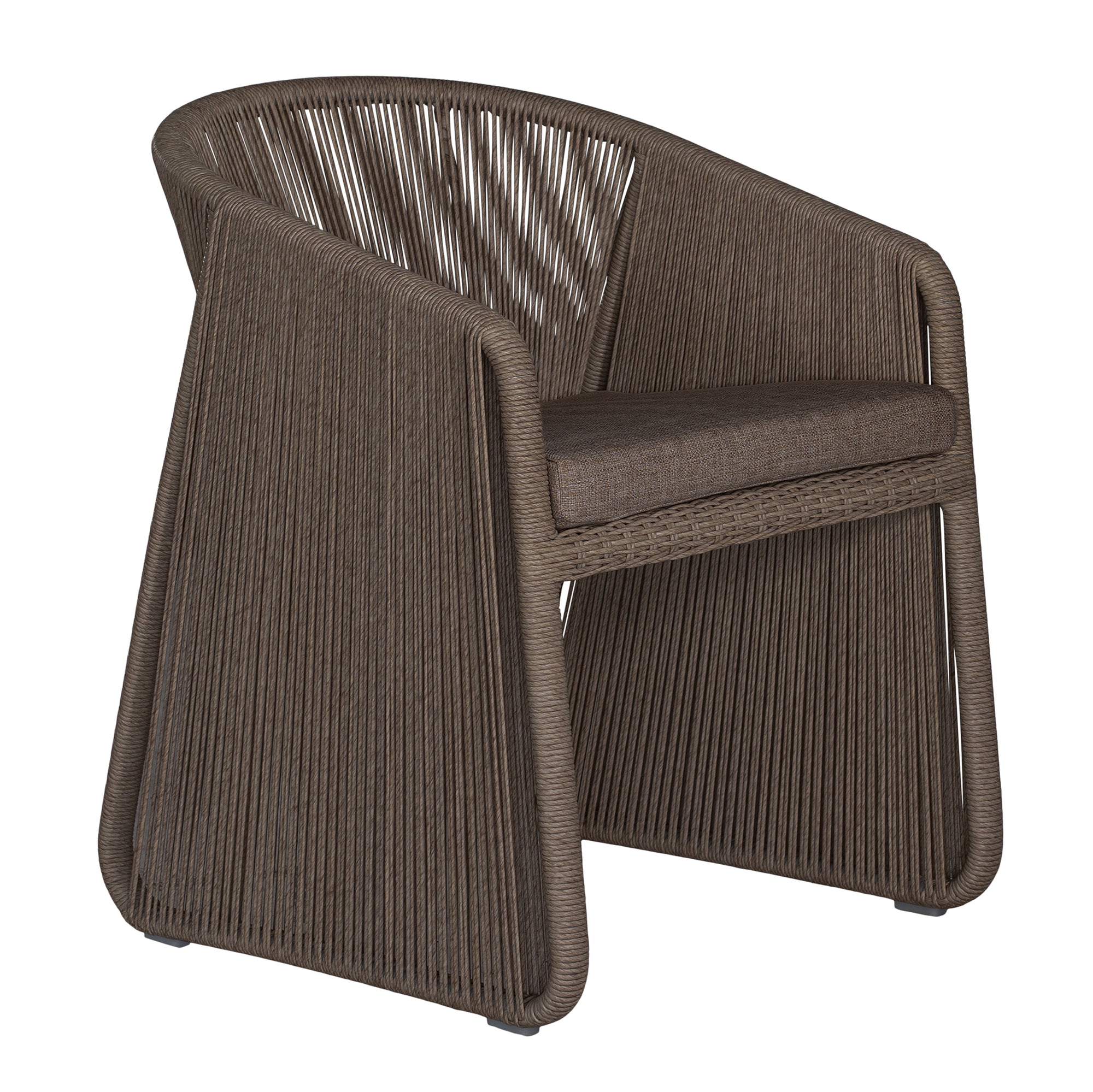 Zighy Outdoor Dining Chair | Mocha