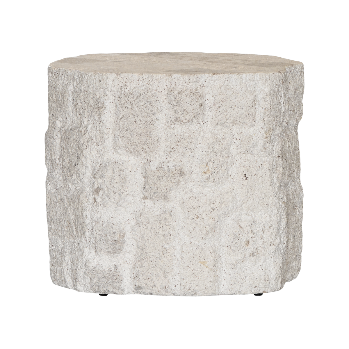 Boba Fossil Stone Side Table | Low | Natural
