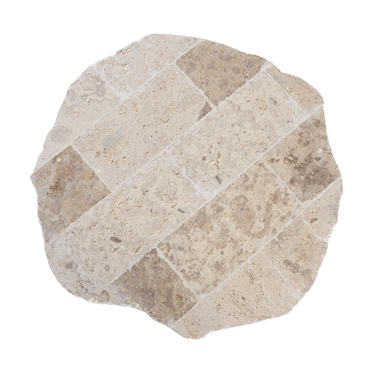 Boba Fossil Stone Side Table | Low | Natural