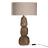 Lulah Table Lamp | Sculptural Composite | Dark Roast Uniqwa Collections