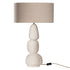 Lulah Table Lamp | Sculptural Composite | Light Roast Uniqwa Collections
