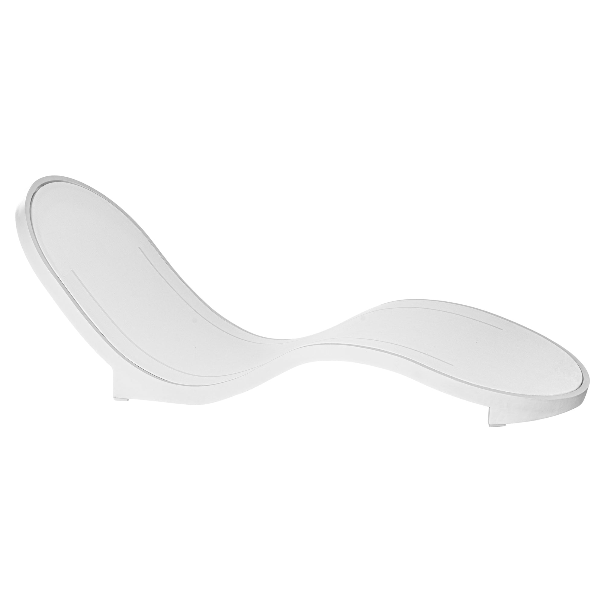 Mykonos Curved Aluminium Sun Lounger Uniqwa Collections