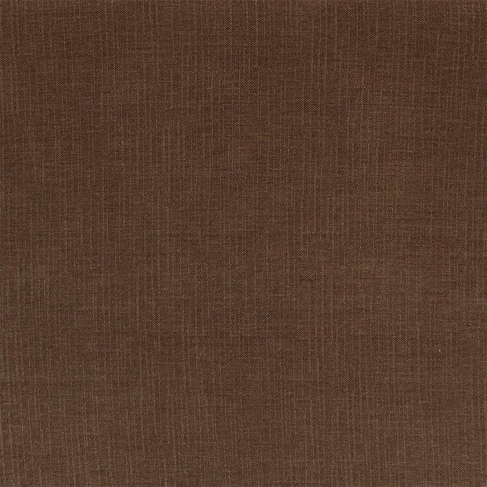 A close-up of a brown woven fabric texture with a fine linen-like grid pattern.