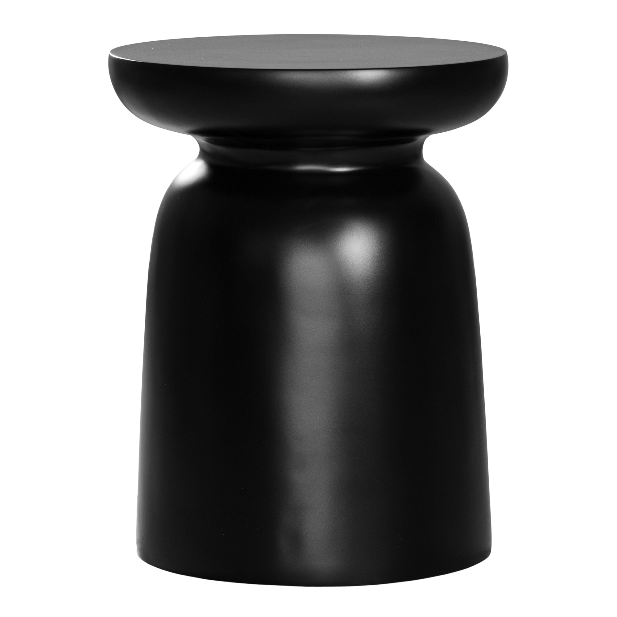 Akoni Side Table | Large | Resin Black Uniqwa Collections