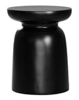 Akoni Side Table | Large | Resin Black Uniqwa Collections