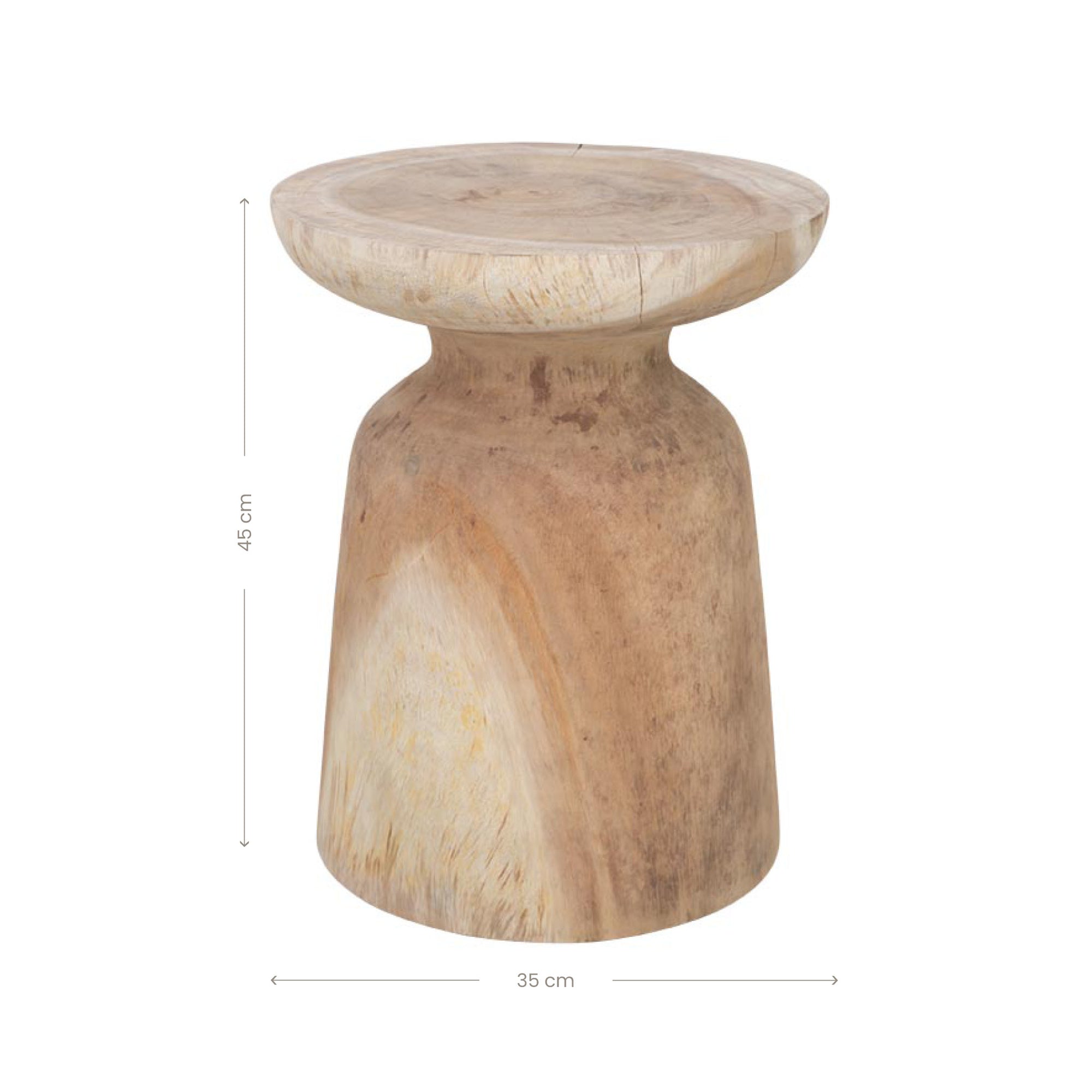 Akoni Side Table | Natural Uniqwa Collections