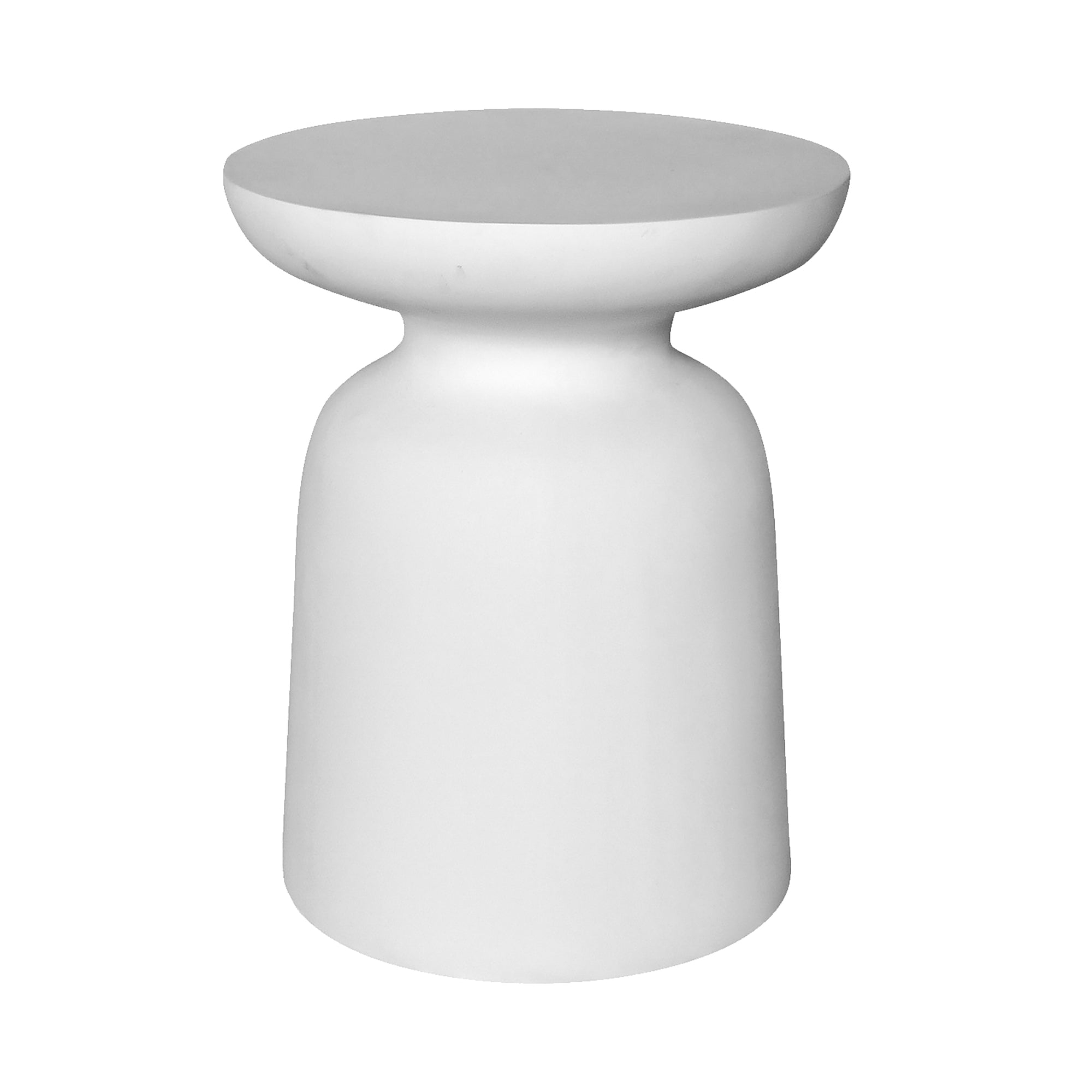 Akoni Side Table | Small | Resin White Uniqwa Collections