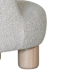 Antigua Occasional Chair | Boucle Alabaster Uniqwa Collections