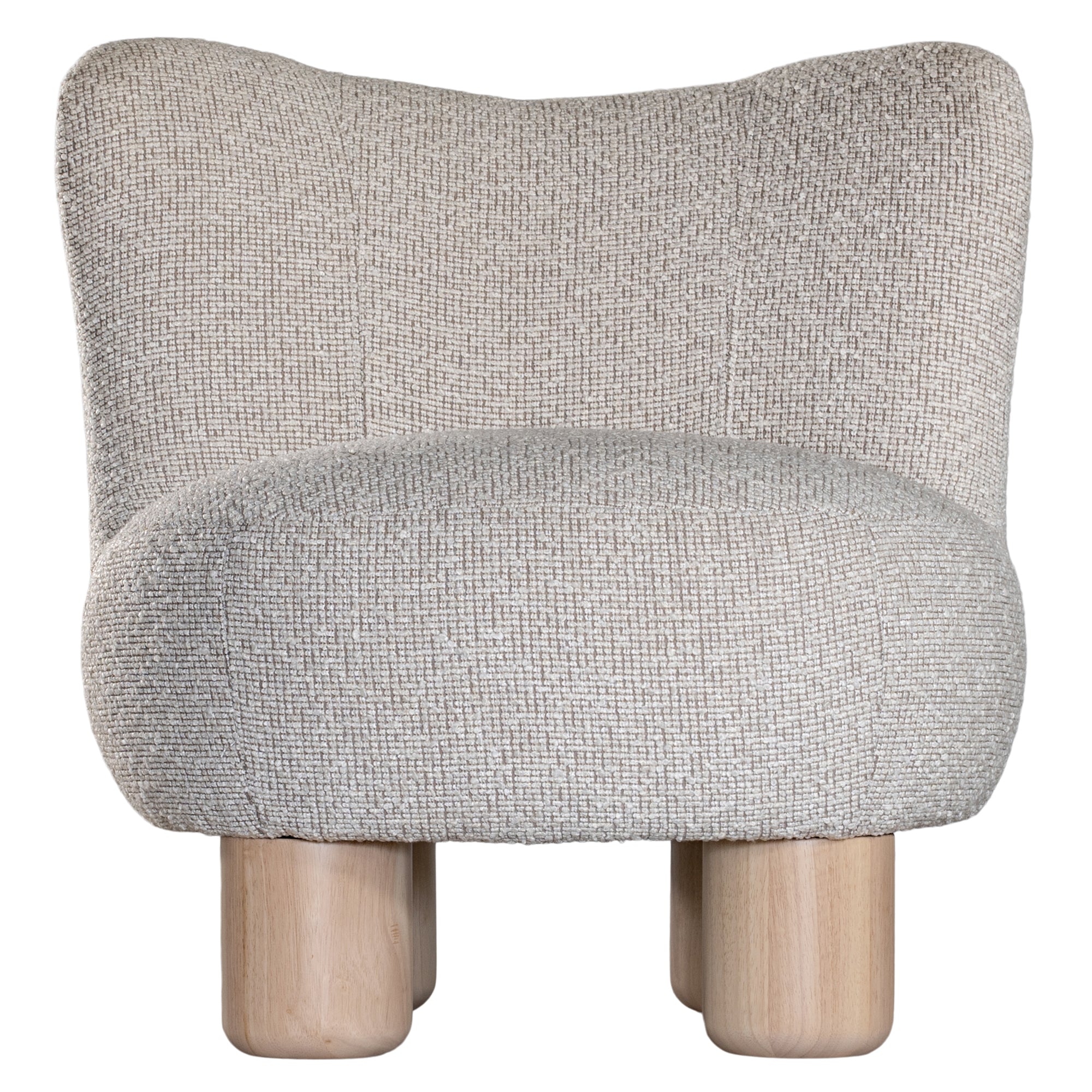 Antigua Occasional Chair | Boucle Alabaster Uniqwa Collections