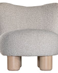 Antigua Occasional Chair | Boucle Alabaster Uniqwa Collections