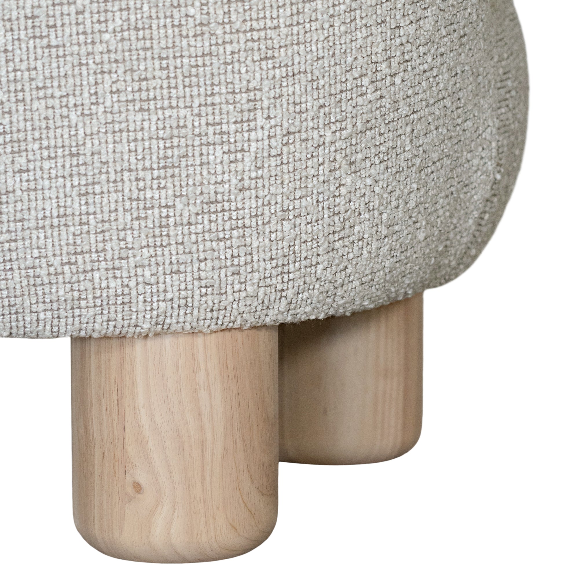Antigua Occasional Chair | Boucle Alabaster Uniqwa Collections