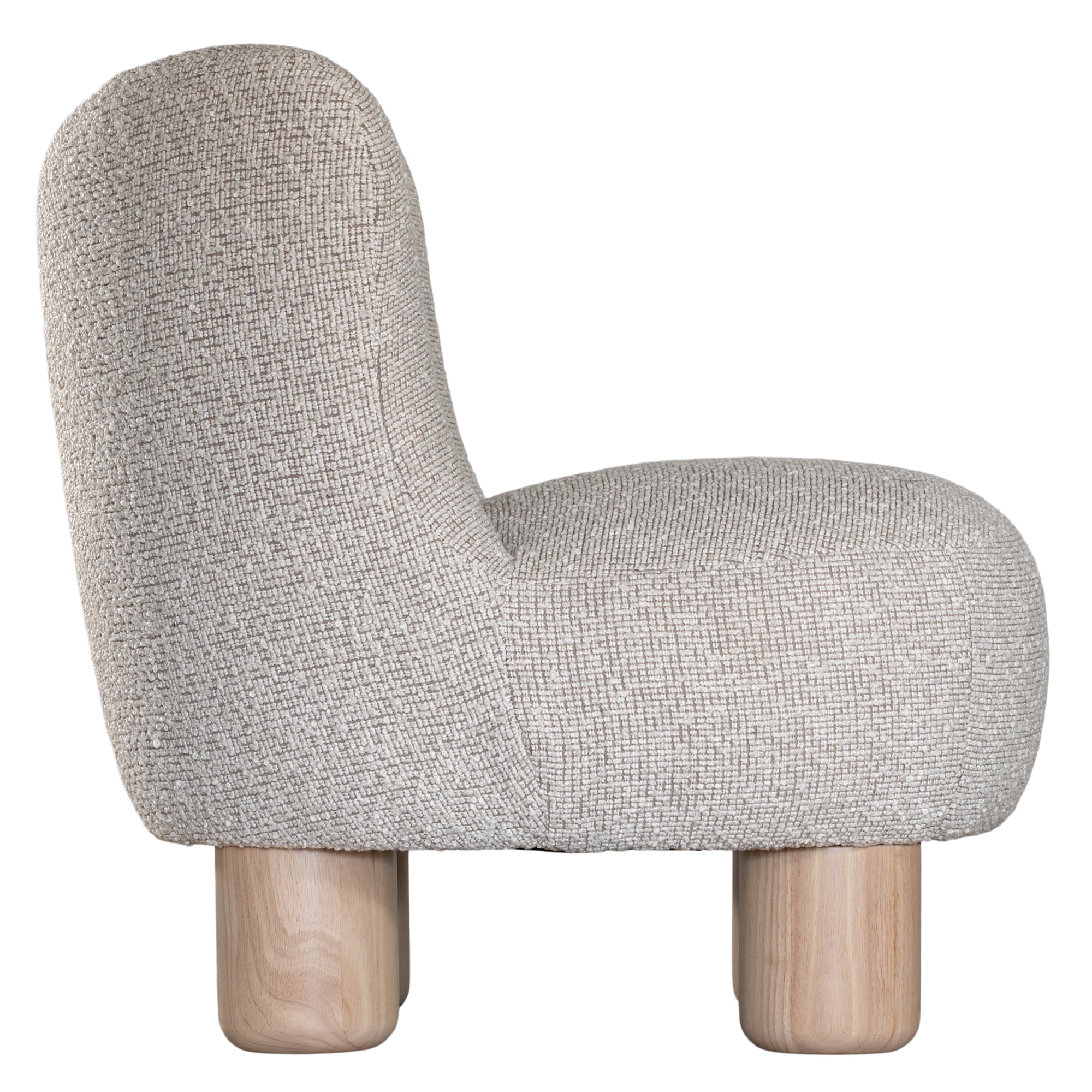 Antigua Occasional Chair | Boucle Alabaster Uniqwa Collections