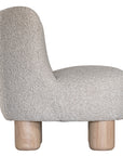 Antigua Occasional Chair | Boucle Alabaster Uniqwa Collections