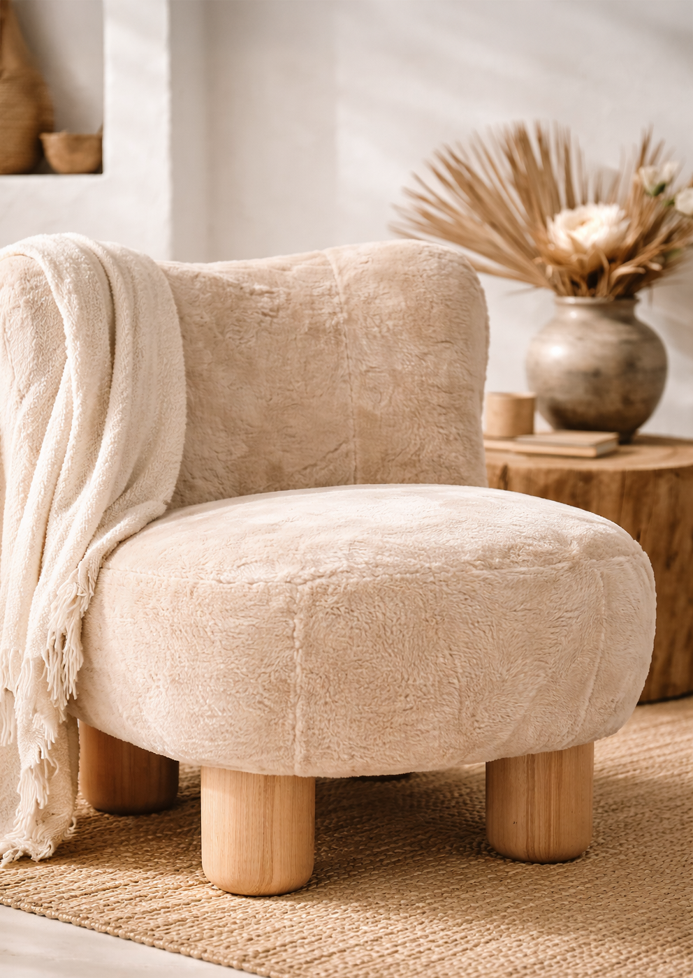 Antigua Occasional Chair | Nougat Uniqwa Collections