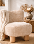 Antigua Occasional Chair | Nougat Uniqwa Collections