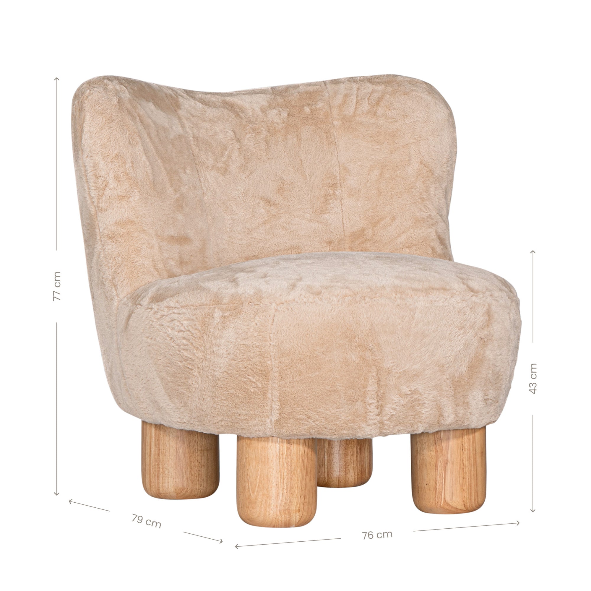 Antigua Occasional Chair | Nougat Uniqwa Collections
