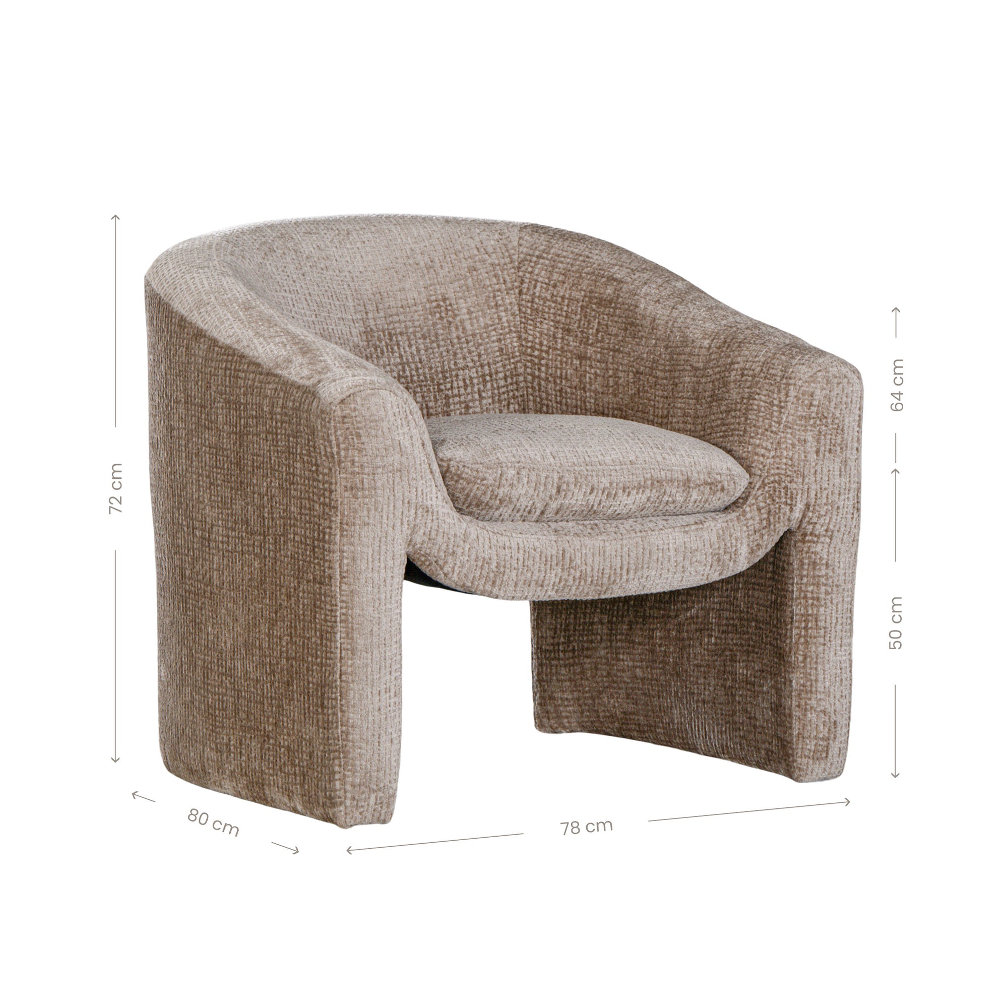 Azura Occasional Chair | Desert Haze Uniqwa Collections