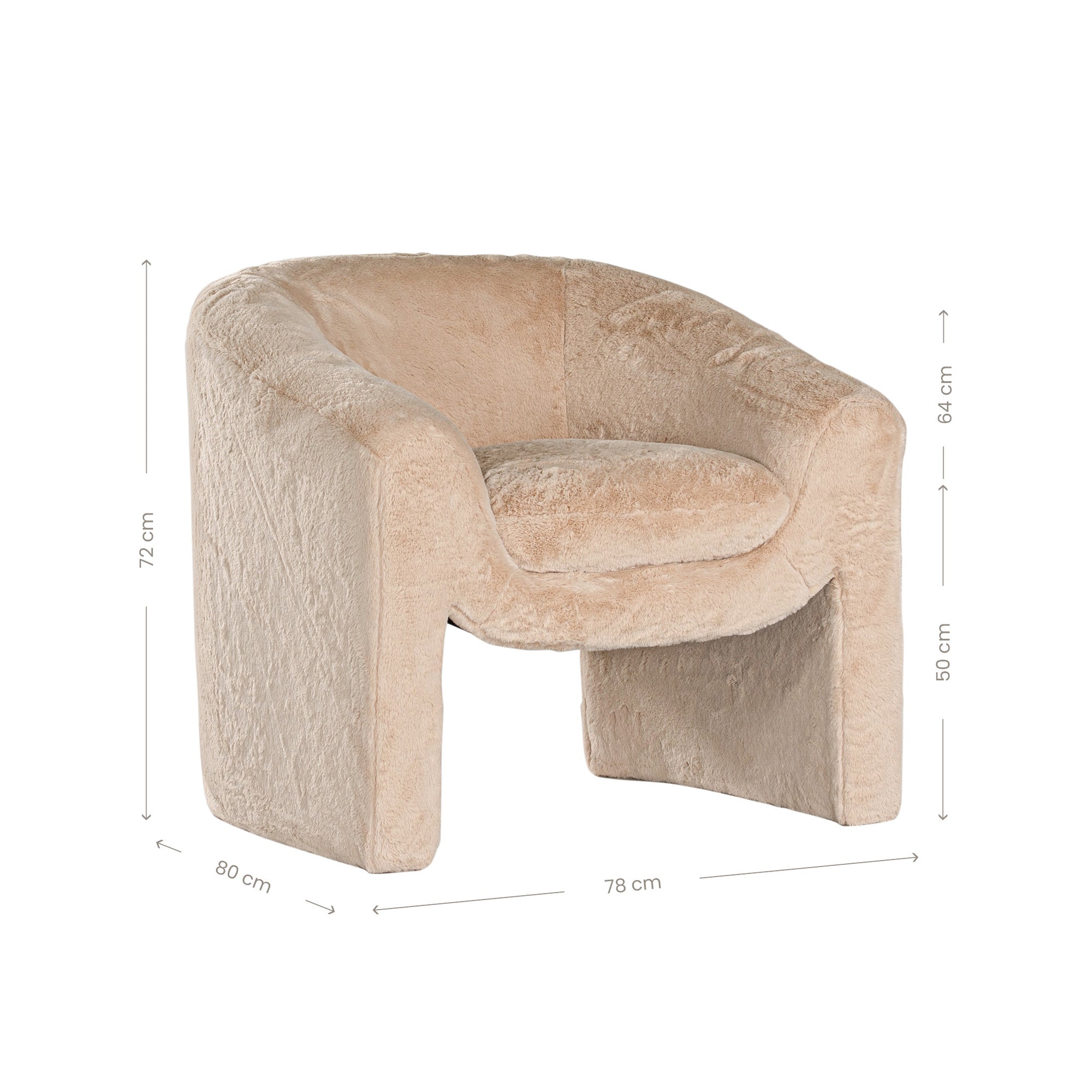 Azura Occasional Chair | Nougat Uniqwa Collections