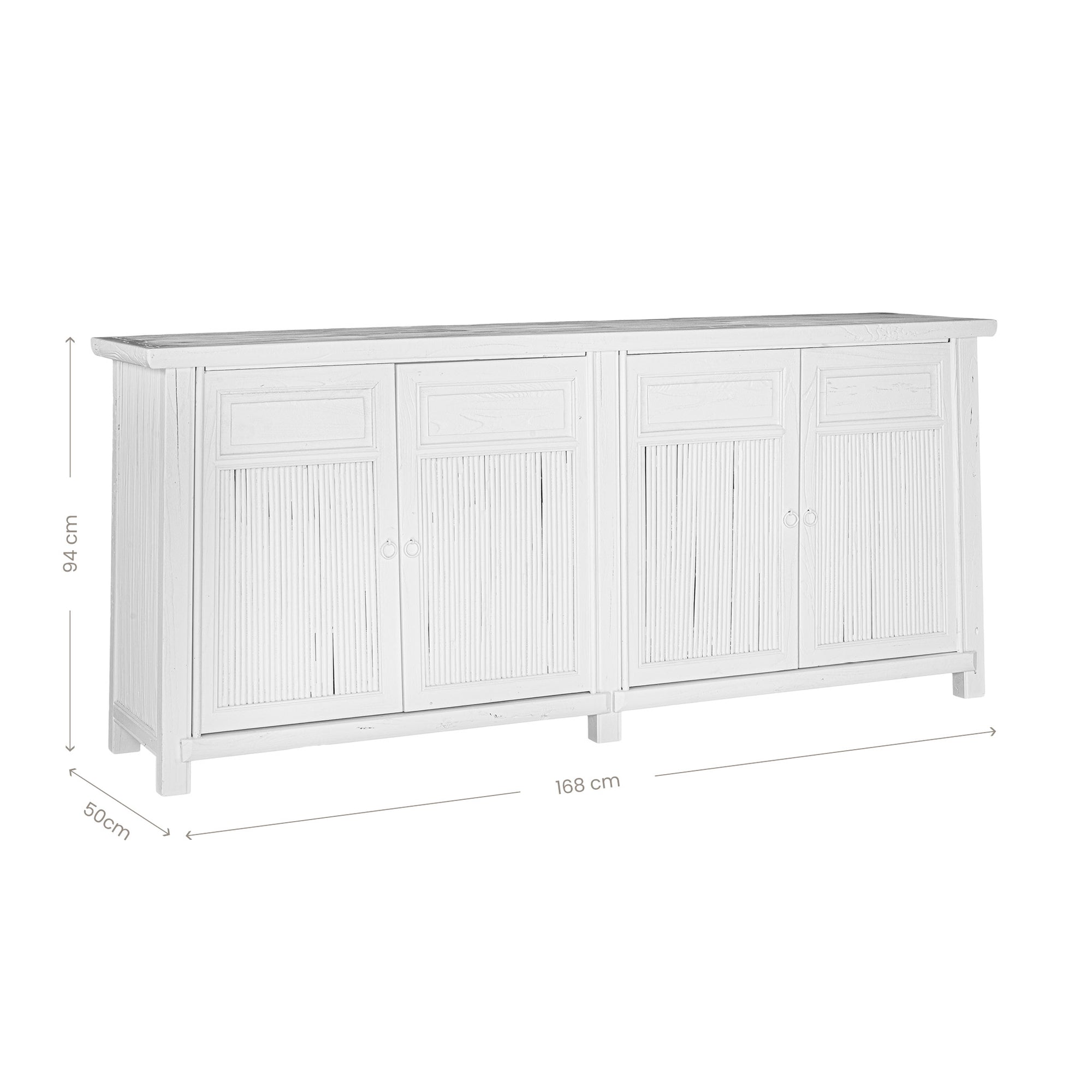 Bamboo Buffet | White | Large Designed by Charl van Heerden
