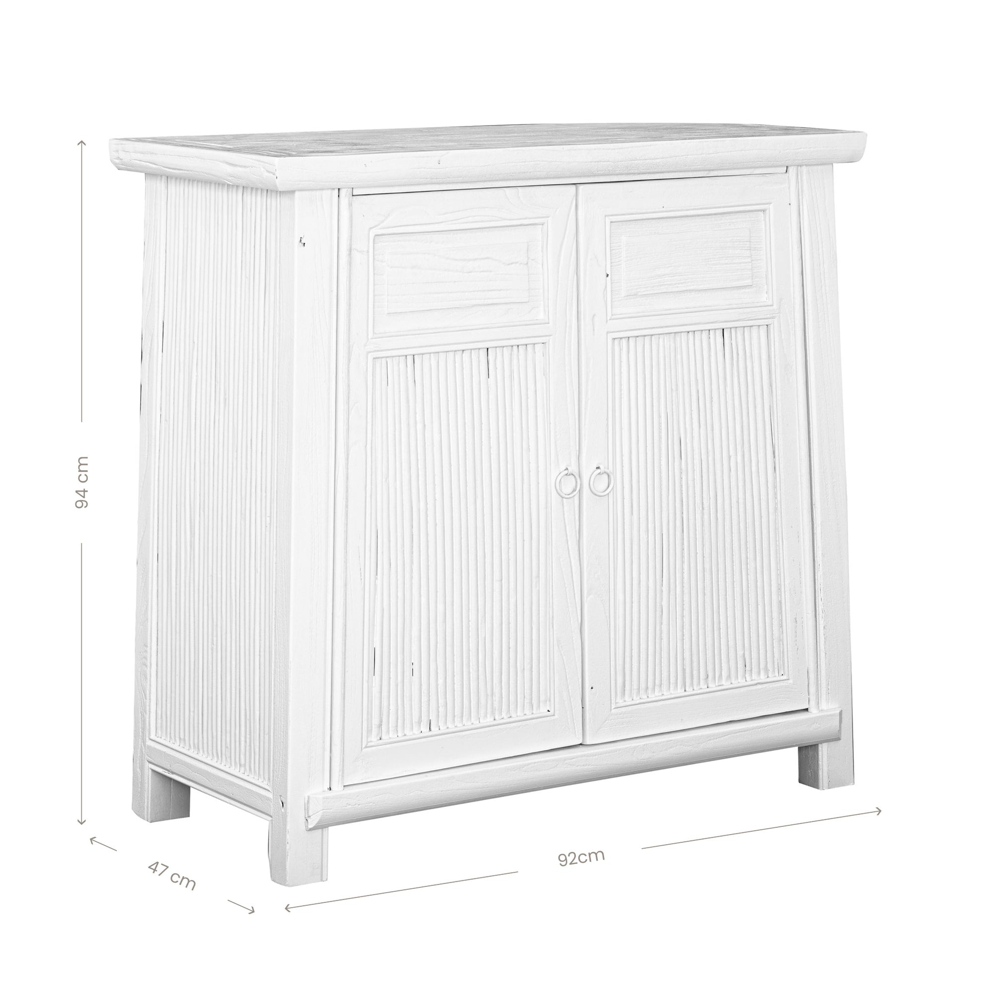 Bamboo Buffet | White | Small Designed by Charl van Heerden