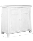 Bamboo Buffet | White | Small Designed by Charl van Heerden