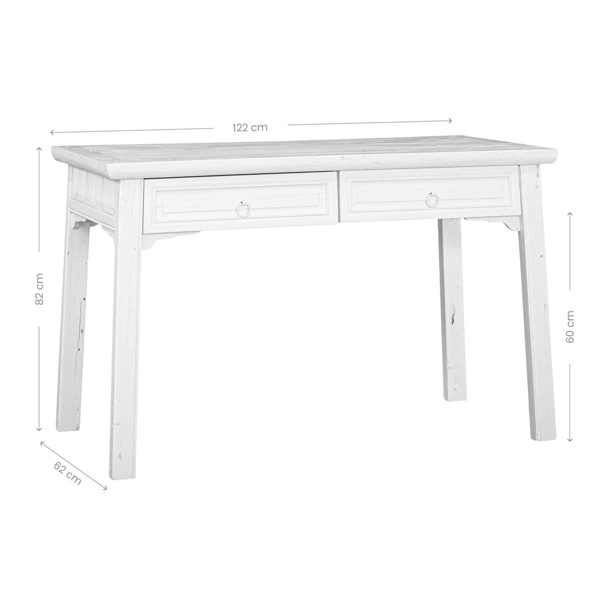 Bamboo Desk | White Designed by Charl van Heerden