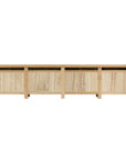 Bamboo Entertainment Unit | Eight Door | Blonde Designed by Charl van Heerden
