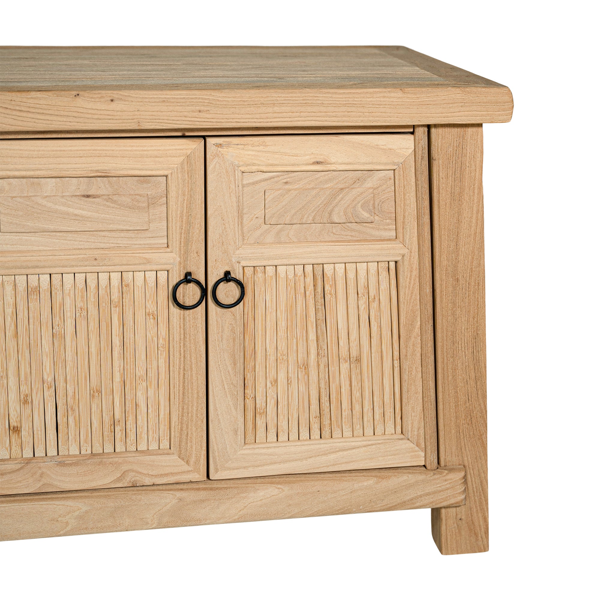 Bamboo Entertainment Unit | Eight Door | Blonde Designed by Charl van Heerden