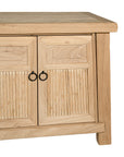Bamboo Entertainment Unit | Eight Door | Blonde Designed by Charl van Heerden