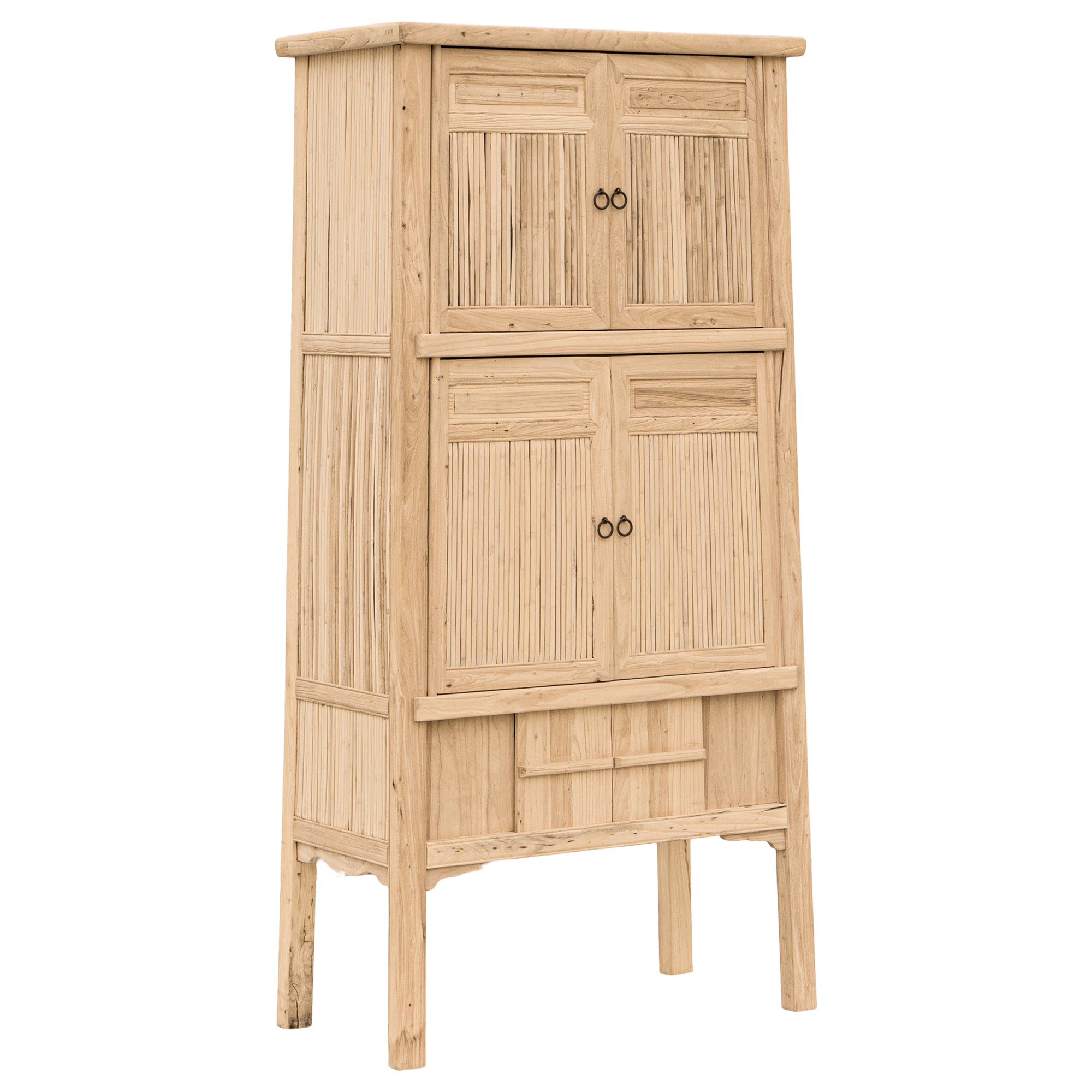 Bamboo Tall Cabinet | Blonde Uniqwa Collections