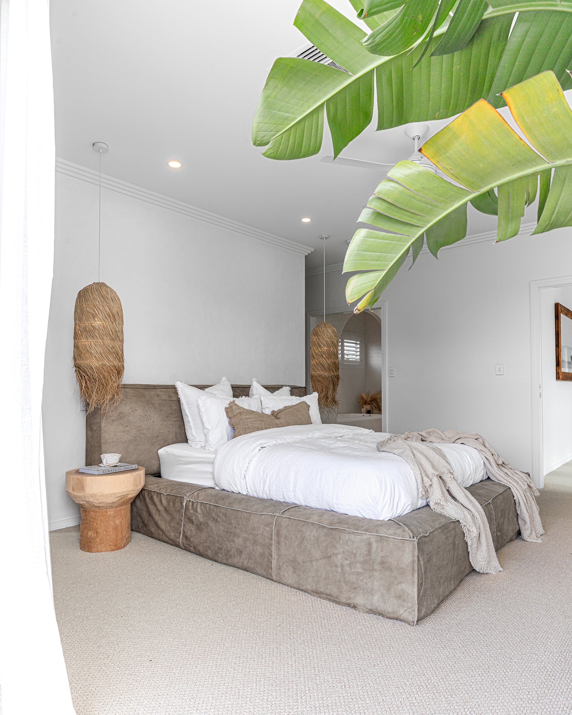 Harlow Bed | Earthy Grey Uniqwa Collections