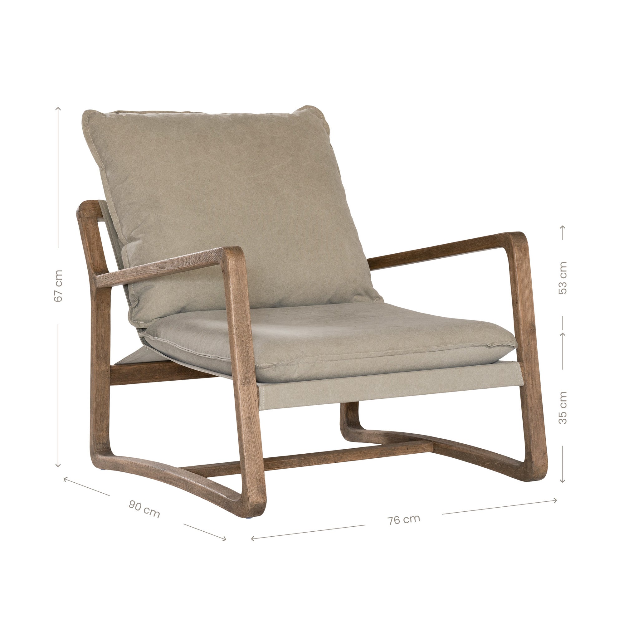 Barbuda Occasional Chair | Desert Sage Uniqwa Collections