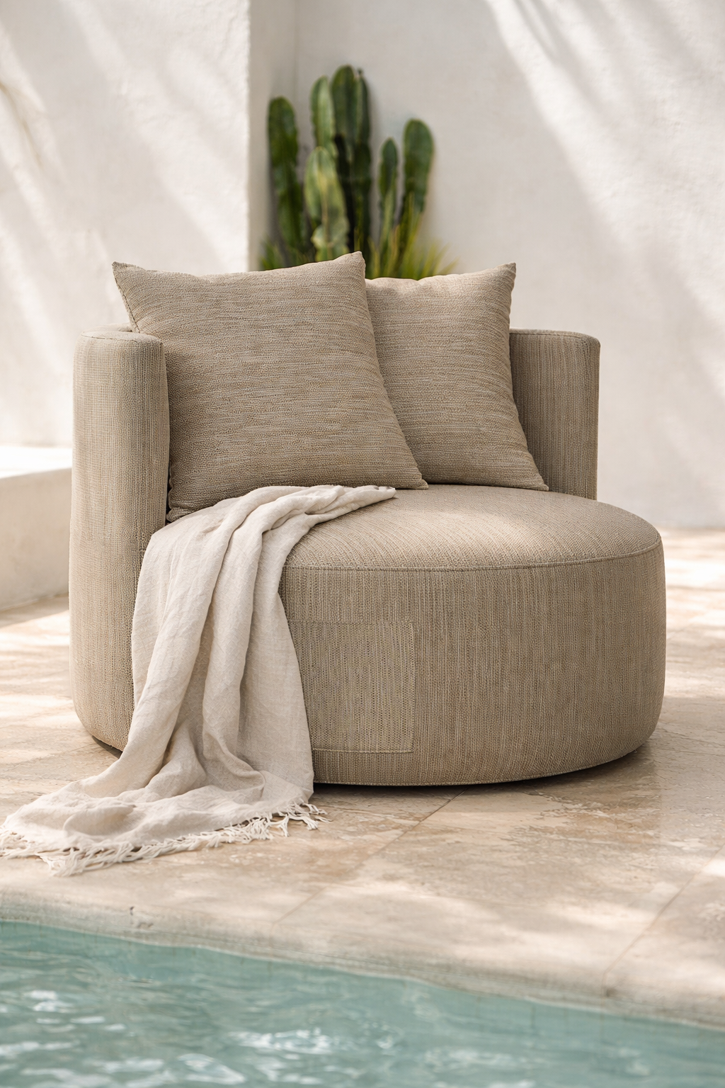 Bonza Bay Outdoor Sofa | Latte Uniqwa Collections